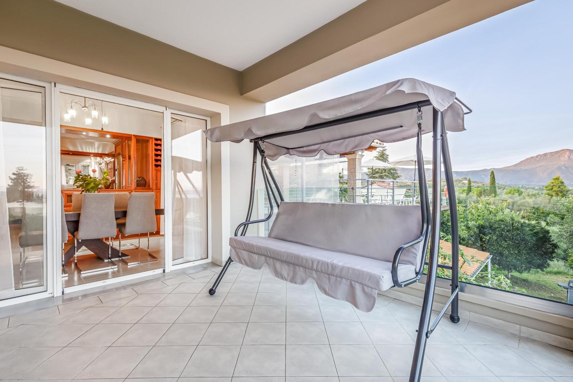 Villa Olivia Corfu - Amazing Sea-View 3 Bedroom Villa With A Pool Gazátika 外观 照片